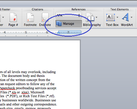 use endnote in word 2011 for mac